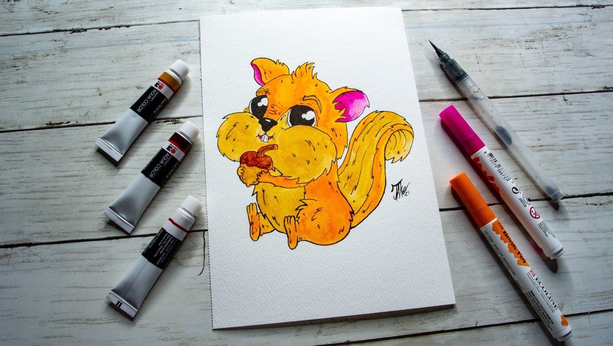 GetMuseKits's tweet photo. Can you believe that September is over? Come watch as Jake takes a break this week to create this piece inspired by September's final prompt: Acorn! Join us each week for #artprompts and tag us using #SmartArtProject and #SmartArtBreak!
Watch here: https://t.co/YDjAb2vUDO https://t.co/9sOcaMz9Jc