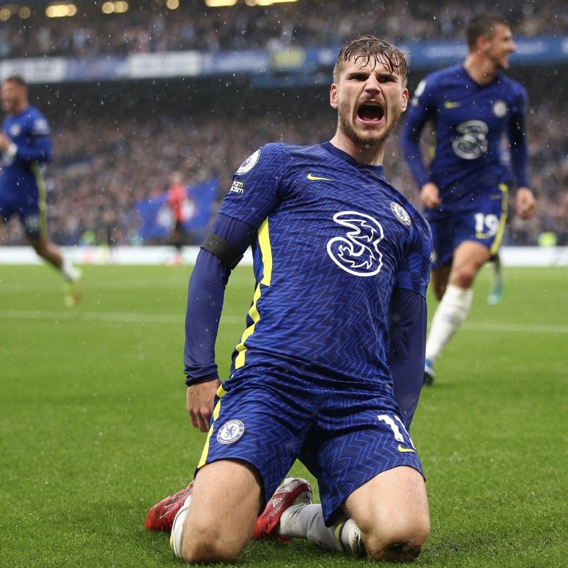 LDNFootbalI's tweet photo. No-one deserved that goal more than Timo Werner. He never gives up.

Keep going, @TimoWerner! 💙 https://t.co/4vQTViGJRg