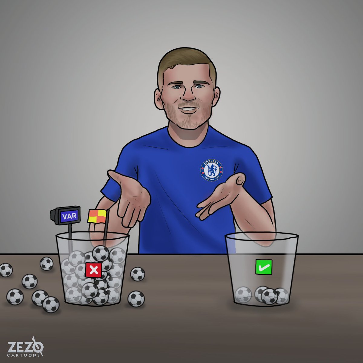 ZEZO_CARTOONS's tweet photo. Werner finally scored 👀 

أخيرا تيمو فيرنر سجل 

#CHESOU 
#Chelsea https://t.co/LGGz2Ikhw0