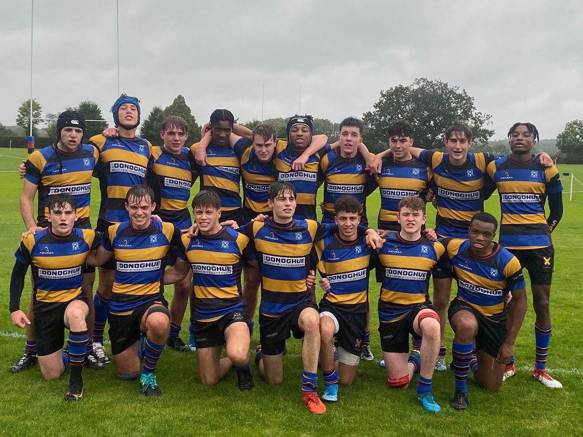 The 1st XV played the wet conditions at Woollams to edge a competitive fixture against ⁦<a href="/HaileyburyUK/">Haileybury</a>⁩, MOM Ben C &amp; Nathan O, Smash top Kamani J.