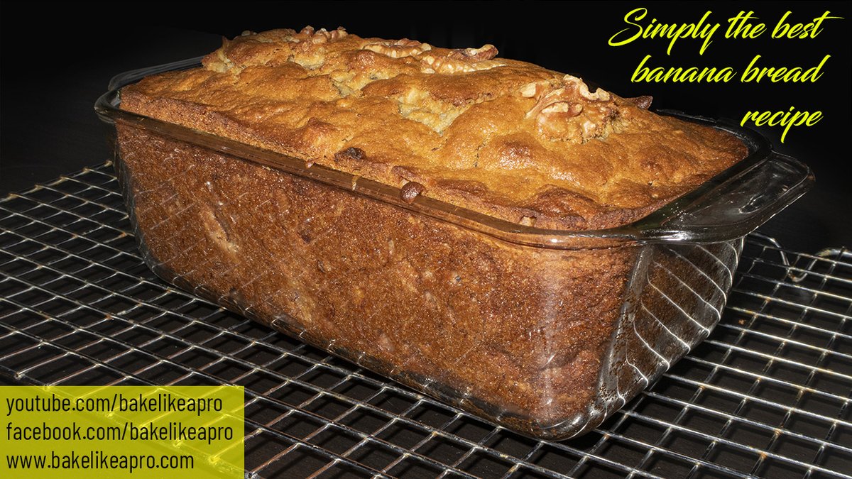 BakeLikeAPro's tweet photo. Simply The Best Banana Bread Recipe - It's EASY TOO ! https://t.co/zuaQT74XyS via @YouTube 

#baking #food #foodies #bananas #banana #bananabread #recipe #yummy https://t.co/GSGxKSiFvq