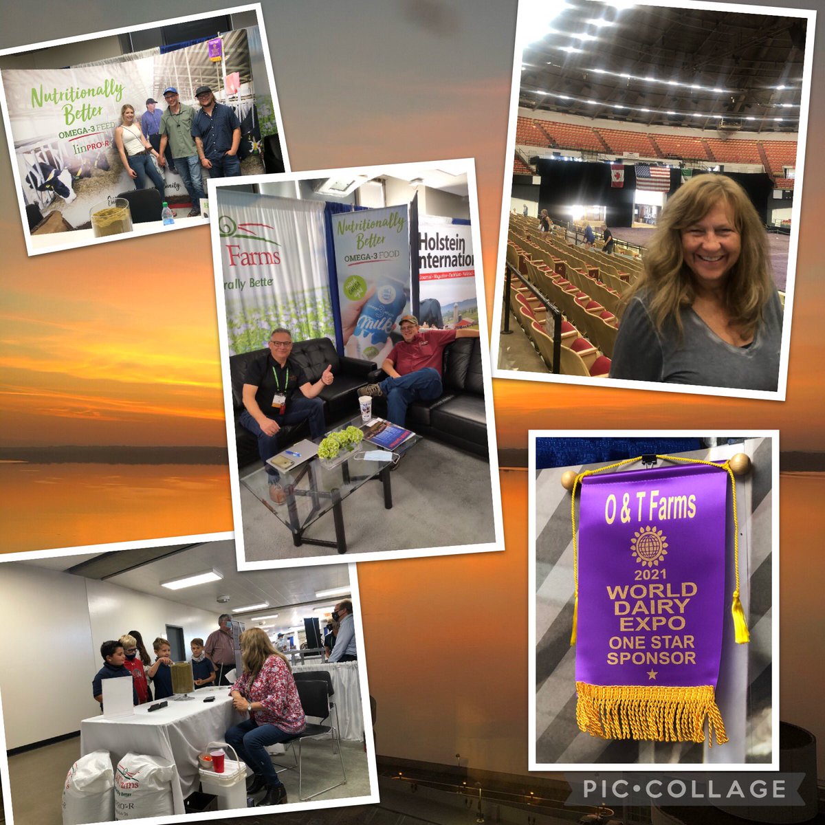 OandTFarms's tweet photo. Great moments in Madison #Wisconsin at @WDExpo 2021. #moooooving #dairy #forward with #Omega3 https://t.co/WLrFs6DWnt