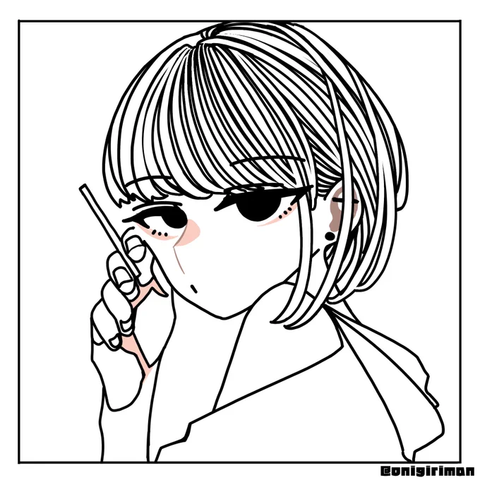 久々にオリジナル描き下ろしてる 