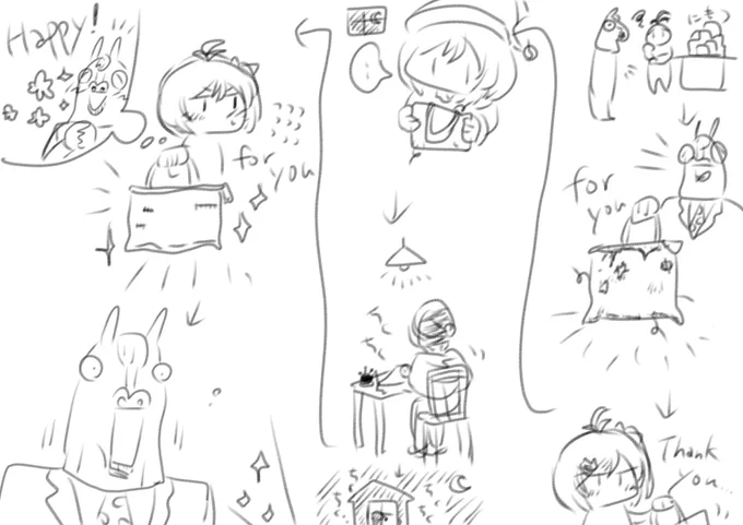 ボロ袋繕い事件(?)rkgk

ほんとこれが二次創作じゃないって正気かよ(公式最強😇😇😇) 