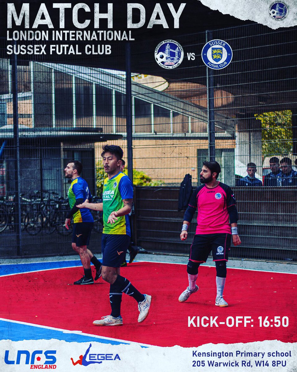 First home match of the season vs <a href="/SussexFutsal/">Sussex Futsal Club</a> in the @LNFSengland #alwaylookingahead