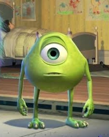 Llevo tanto tiempo viendo al Mike Wazowski con dos ojos que el normal ya me parece raro.