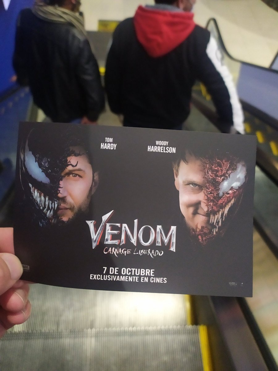 O_VanHalen's tweet photo. Agradecimientos @sonypicturescol @marvelfanscolombia por la invitación premier. #VenomLetThereBeCarnage #umcfans https://t.co/GmnIqWEpnE