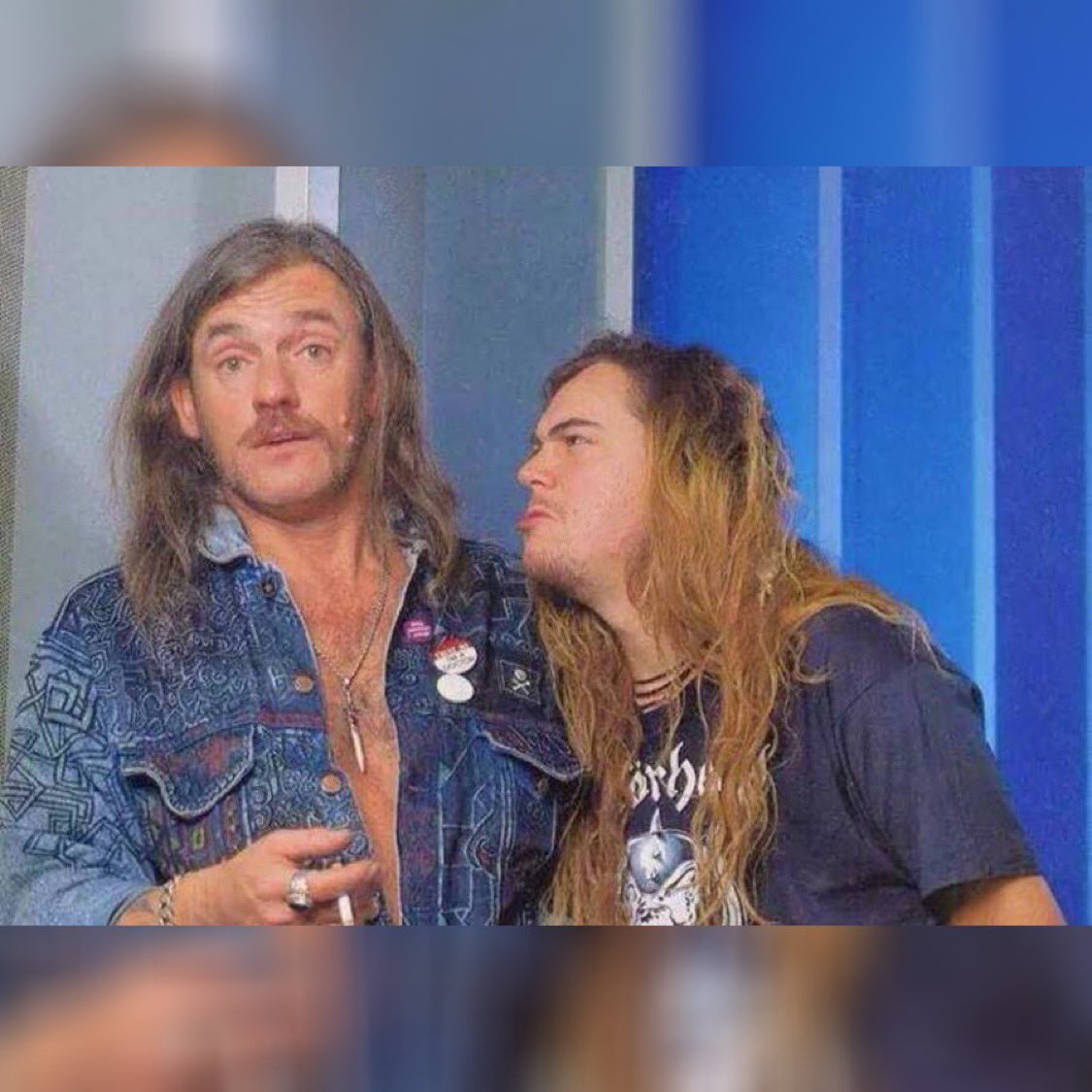 Here’s Max Cavalera and Lemmy from 1992. They were firm friends for many years and Max is on the latest episode of #themotorcast telling some of his great anecdotes about Motörhead. Hosted by <a href="/TalkingBollockz/">TalkingBollocks</a> . Listen and subscribe here motorhead.lnk.to/MotorcastTW