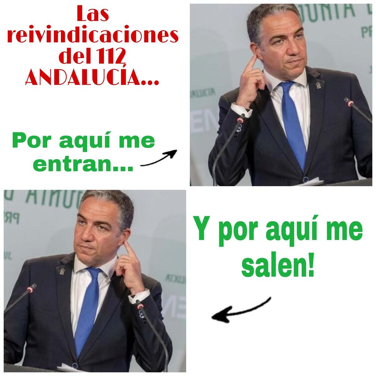 <a href="/eliasbendodo/">Elías Bendodo</a> Las trabajadoras de #Emergencias112Andalucia estamos 365 días al año 24 horas al día Coordinando y Gestionando Emergencia para ayudarte!!

Solicitamos a la <a href="/AndaluciaJunta/">Junta de Andalucía</a> <a href="/eliasbendodo/">Elías Bendodo</a> Dialogo Diálogo para mejoras laborales para una Mejor Gestión de un Servicio que  Salva Vidas