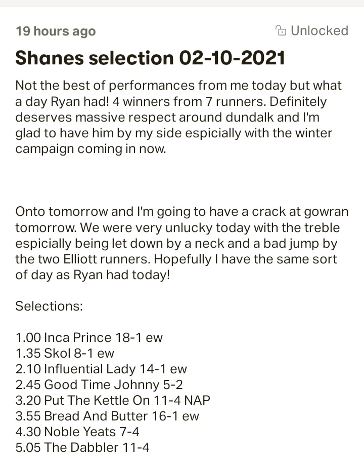 The Irish Racing Corner tweet media