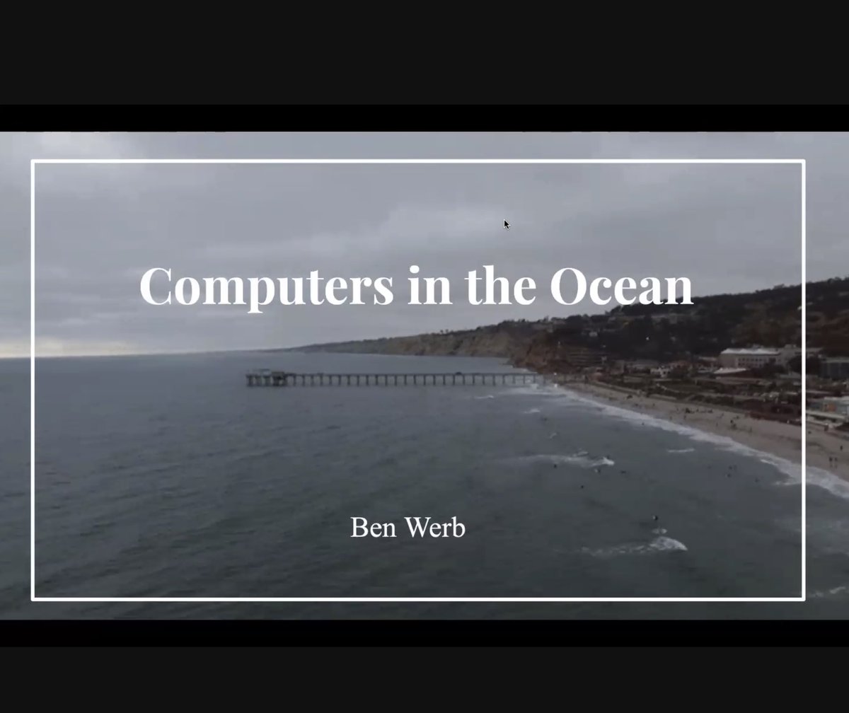 ChienforSTEM's tweet photo. Feeling inspired from this morning’s @cascience #ComputerScience Summit keynote with Ben Werb from @UCSanDiego! He shared the interconnectedness of CS, Climate Science, and Math in his work with @smartfinproject &amp; underwater robots. 

#STEM #STEMmindset https://t.co/N12eGTt4Xr
