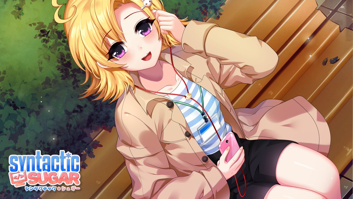 SynSugarVN's tweet photo. Here's one of our updated CGs for 'Syntactic Sugar', courtesy of our wonderful artist @riiyaamaru! 💖

We're working hard on our #visualnovel demo - and eventual KS campaign -  be sure to follow us to keep updated with #vndev news!

#gamedev #indiedev https://t.co/pcTuVqBAUB