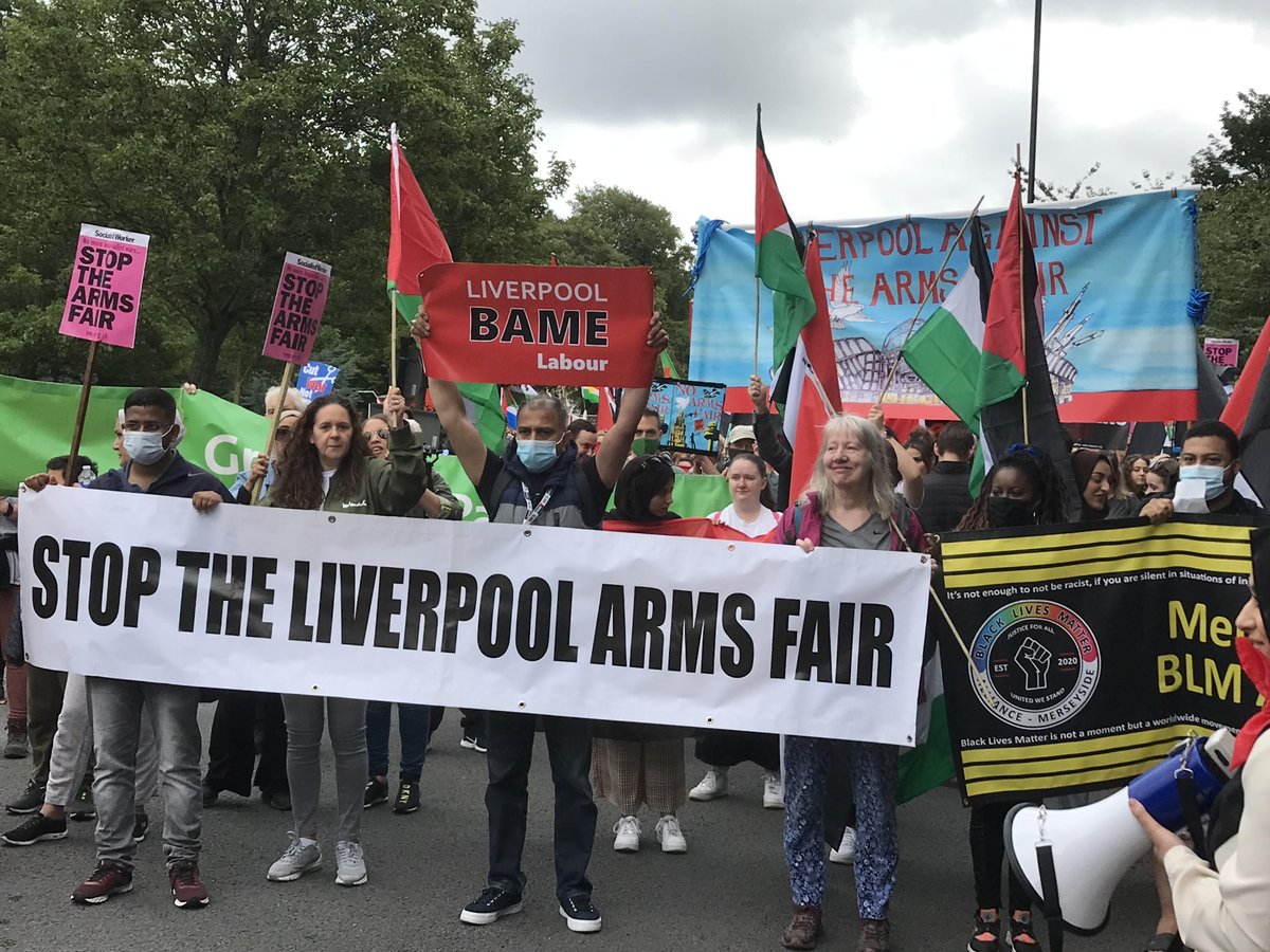 On Tuesday 12th October, as the immoral arms fair is due to begin, join Liverpool Against the Arms Fair to rally against it.

Assemble 7am at the Old Wall Arch, Wapping / Gower St, L1 8LY. 

Entrance to the Albert Dock.