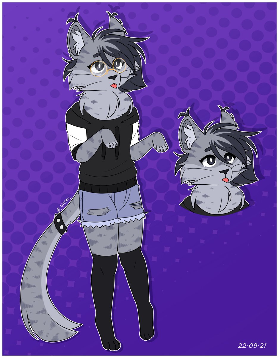 Eu- 
Eu fiz furry
eu fiz fursona :D
Tomem um gatim