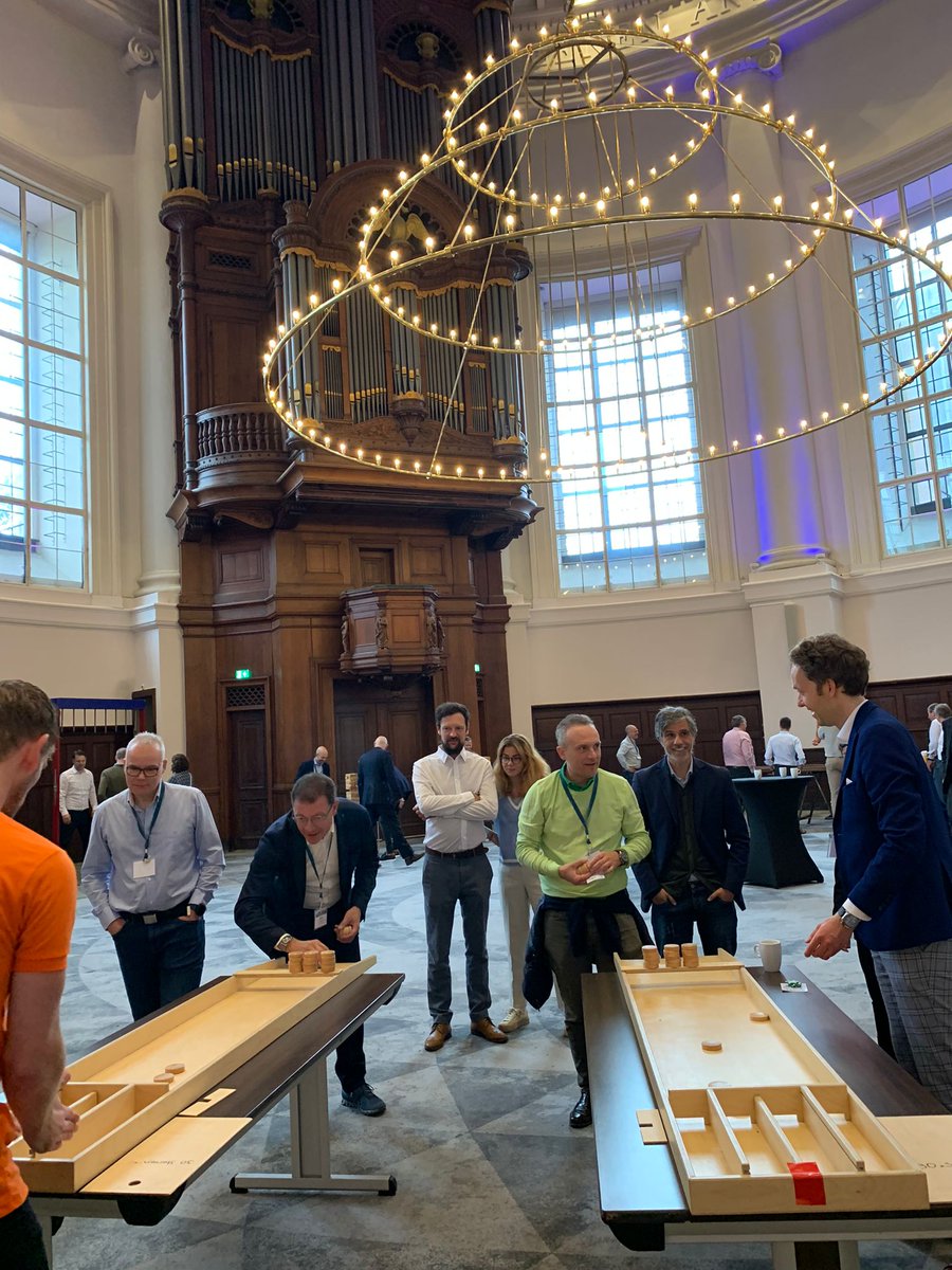 AGNIntl's tweet photo. Day 2 of the #AGN #EMEA #RegionalMeeting in #Amsterdam started with members trying some traditional Dutch games. Take a look at them in action! #excellent #connected #individual #AGNInternational https://t.co/bAAaGAToWf