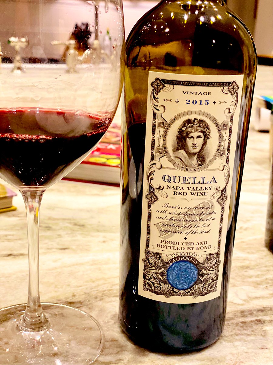 A Bond wine, Quella 2015. Outstanding.