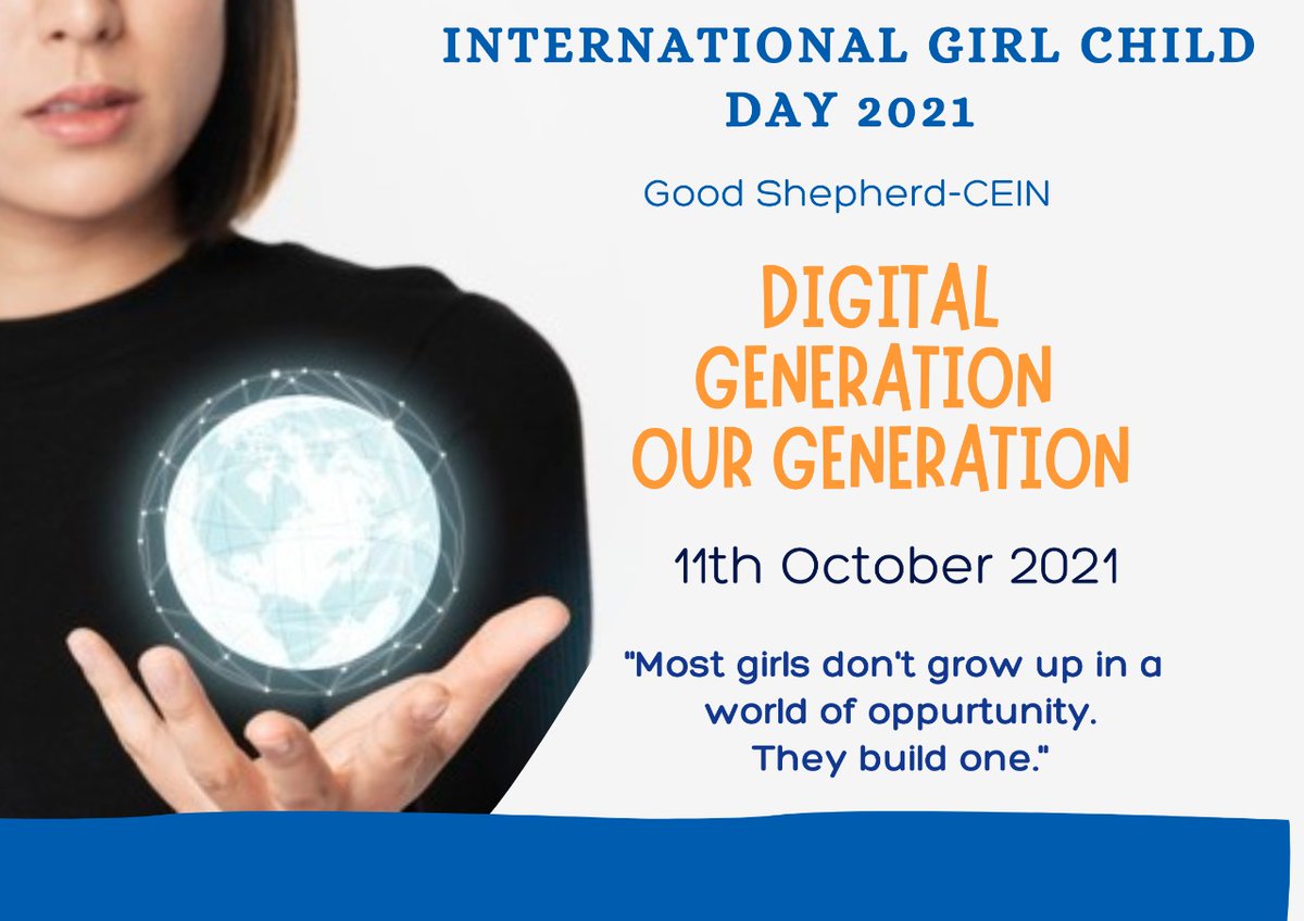 Gscchennai's tweet photo. We are nearing our annual celebration of the International Day of the Girl Child 2021 with the theme: "Digital Generation, Our Generation."

The countdown has begun. Tomorrow by this time, we would have stormed the digital space in solidarity with the girls. https://t.co/8qIcMXhZvA