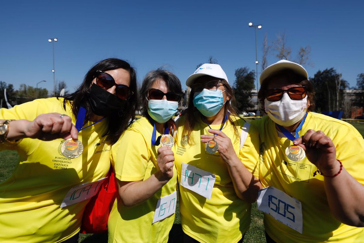 ucatolica's tweet photo. Caminamos, conversamos, nos acompañamos en los 5K de #Camina60. Estamos felices de la convocatoria lograda #PersonasMayores, de volver a vernos y llenarnos de ese espíritu, alegría y experiencias que trajo cada un@ de ustedes esta mañana. Felicitaciones! 🎉 https://t.co/cff8lVZV6F