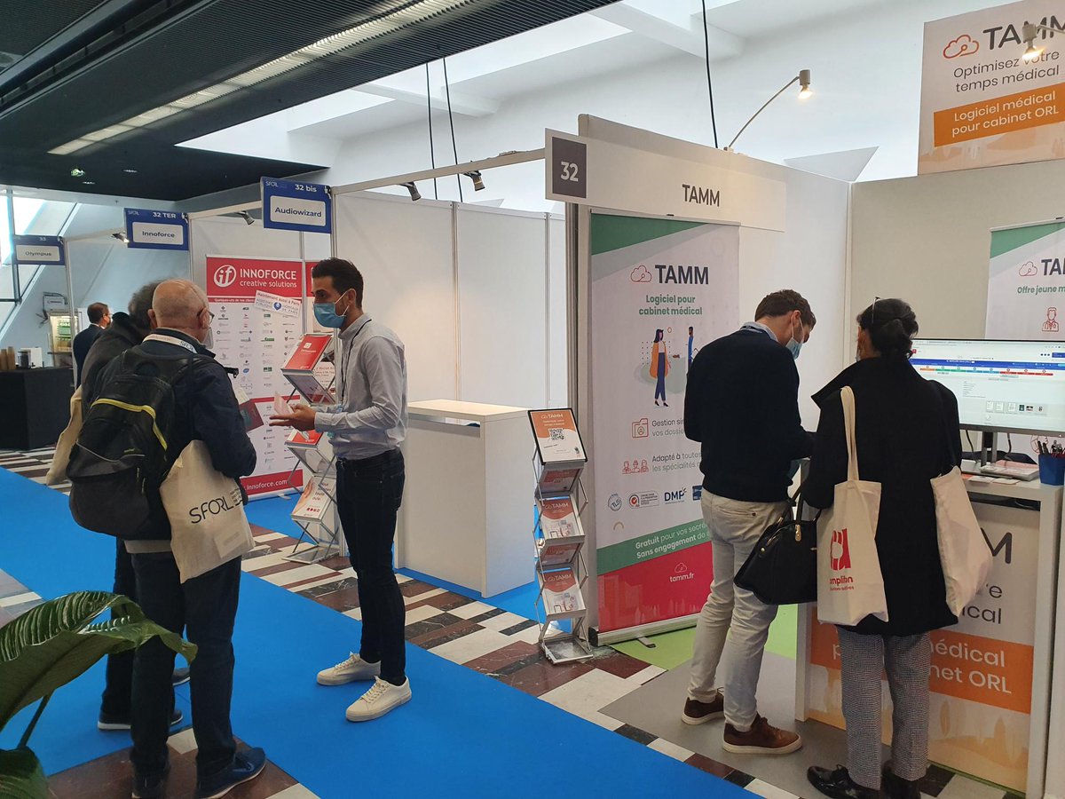 tammlogiciel's tweet photo. Quel succès ! Merci d'être venus nombreux sur le #STAND32 pour découvrir le logiciel médical TAMM.
Notre équipe de choc était présente pour vous faire des démonstrations de notre solution tout au long de la journée !
Nous avons déjà hâte de vous retrouver demain
@twittorl https://t.co/amcDa3h2B2