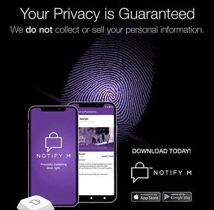 Notify_M's tweet photo. Time is precious. We eliminate the need for consumers to search. We deliver it to consumers directly as they arrive or shop.

Download the NotifyM App today free on Google Play or in the App Store for iOS using the link in the bio! 👆👆👆

#NotifyM #ProximityMarketing #Save https://t.co/cRFk3yTLNS