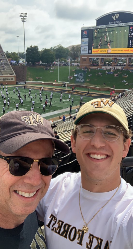 AJGershTV's tweet photo. Go Demon Deacons! #ParentsWeekend #GoWake https://t.co/KV0nlyr34a