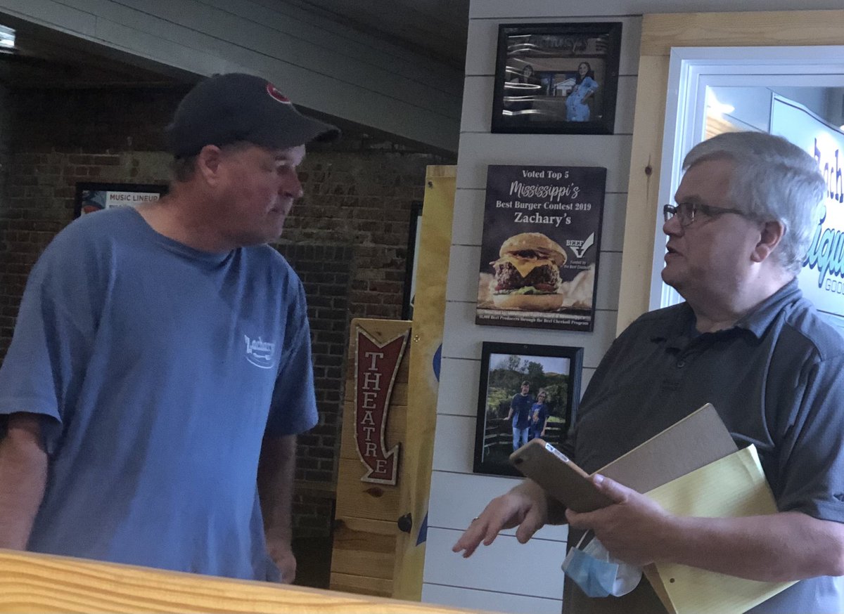 TheWAthletics's tweet photo. Tom Rysinski of the @CDispatchSports interviews Zachary’s owner Doug Pellum at the breast cancer fundraiser today. The event goes til 4 pm today. https://t.co/mzaxWXd2gC