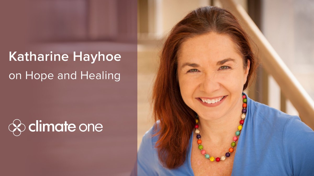 KSPB919's tweet photo. Climate scientist @KHayhoe says we should start conversations from the heart, not the head, in order to drive action on climate change. By talking about climate, we can help ourselves and others understand why it matters — and what we can do about it. Sat&amp;Sun@10am on @climateone. https://t.co/rt4Csg7bhO
