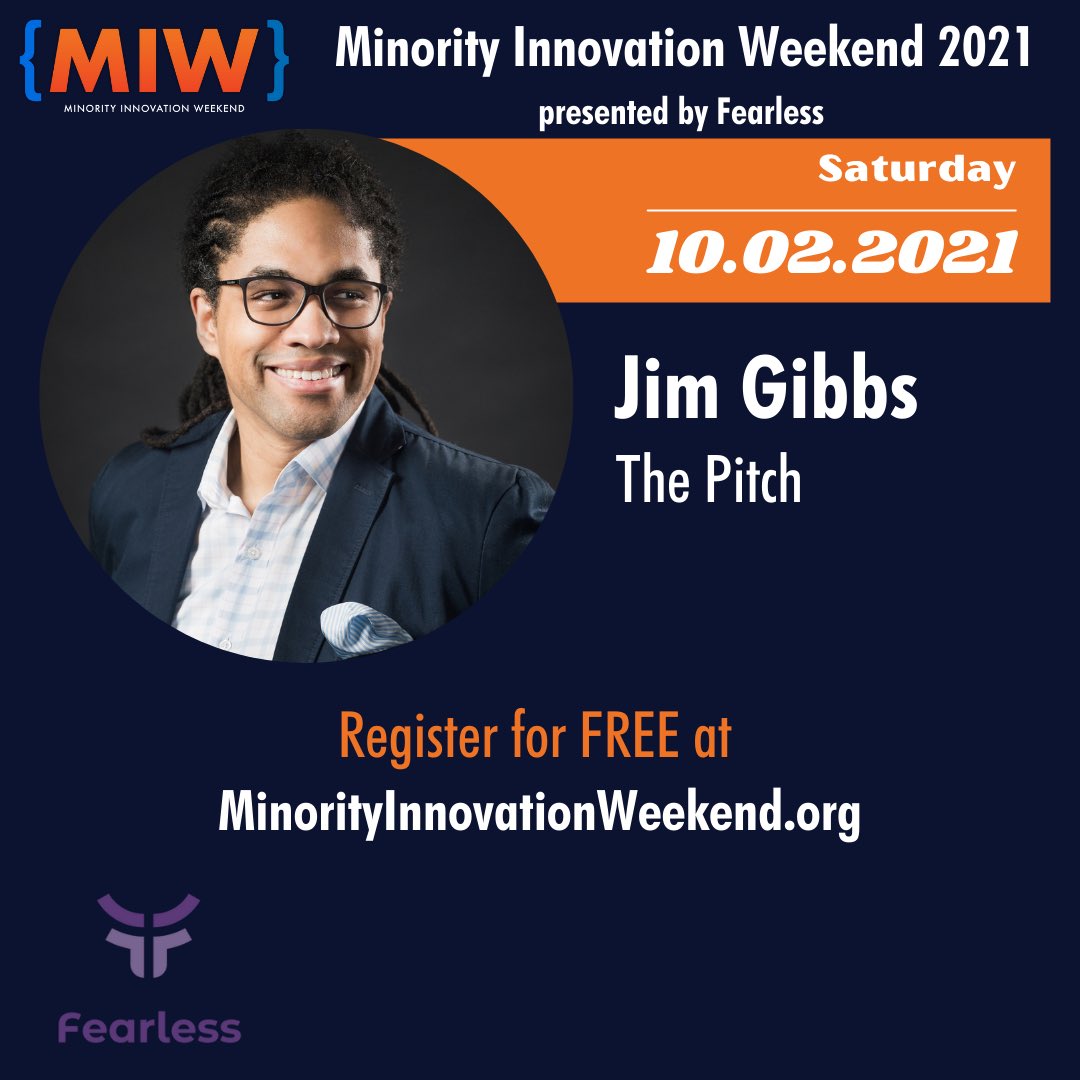 MeterFeeder (@meterfeeder) on Twitter photo Our founder, Jim Gibbs, will be discussing the steps to create and perfect your #startup pitch in just one hour! 🎉 Don’t miss out on his <a href="/mi_weekend/">Minority Innovation Weekend</a> presentation today starting at 1:35pm EST 🙌 Its about to be magical 🔮 ✨
Register here: hopin.com/events/minorit… Our founder, Jim Gibbs, will be discussing the steps to create and perfect your #startup pitch in just one hour! 🎉 Don’t miss out on his <a href="/mi_weekend/">Minority Innovation Weekend</a> presentation today starting at 1:35pm EST 🙌 Its about to be magical 🔮 ✨
Register here: hopin.com/events/minorit…