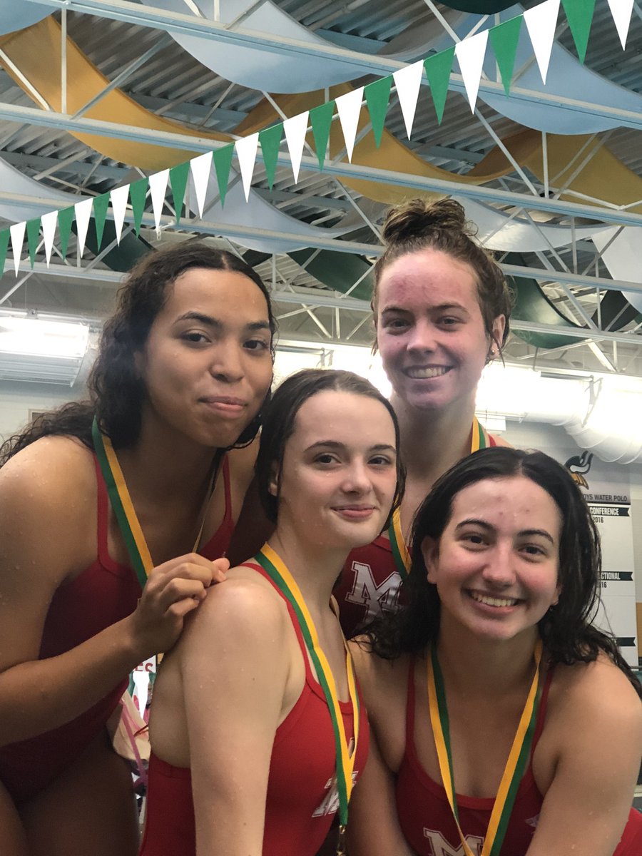 mcauley_swim's tweet photo. Congrats to Emily Manos, Evelyn Ivers, Bella Morquecho &amp; Megan Moore for taking 1st place in the 400yd freestyle relay! GO MACS! #mmcswimming https://t.co/7uVjZDu5uL
