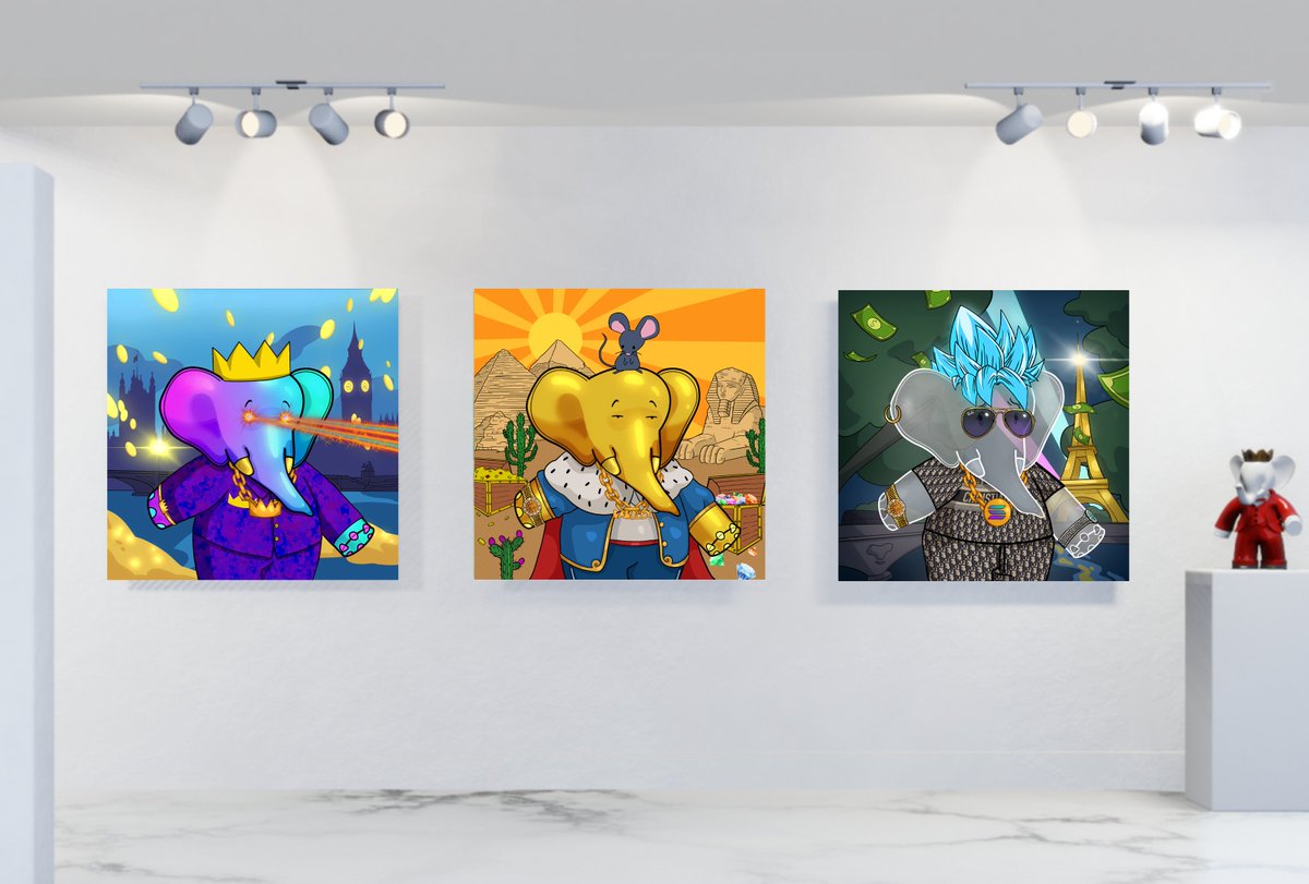 Hail to the king! 👑

The Babolex’s Adventures are just getting started 🚀🚀🚀
🐘 Follow us and get ready to take off! 🐘

#Solana  #NFT #Babolex #Art #Collection #SolanaNFTs