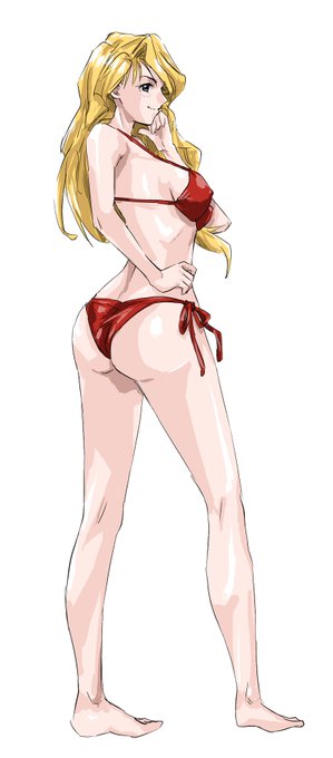 「bikini red bikini」 illustration images(Latest)