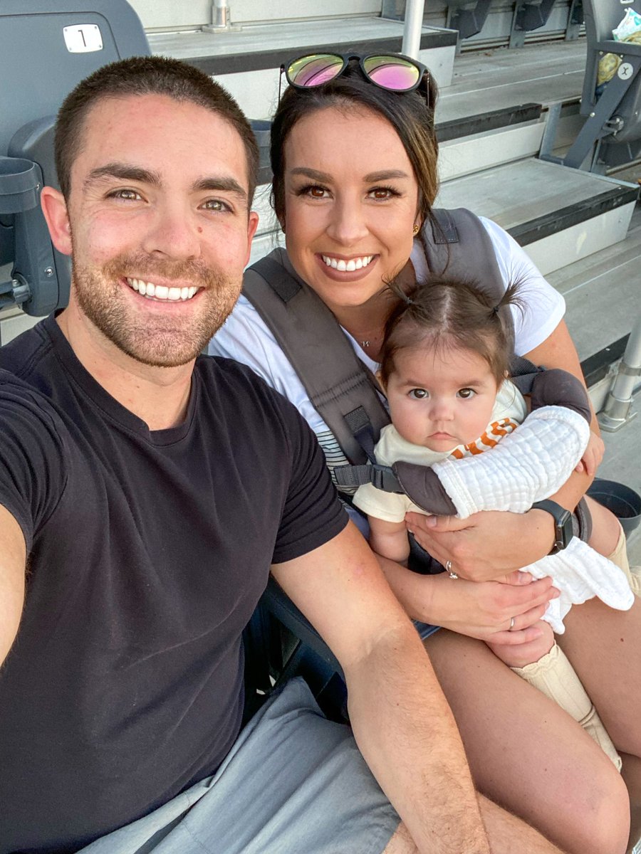 Our first #fridaynightlights in Texas!🏈 #babysfirstgame @Ashtonpnw