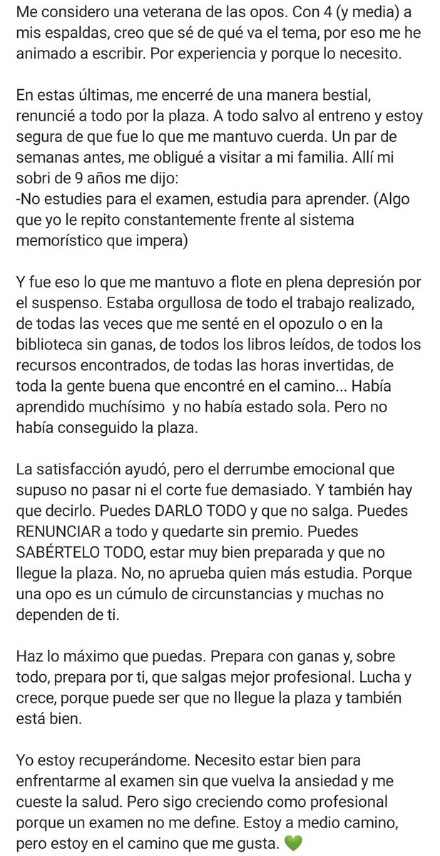 👣 ¿A medio camino? 👣

Mi situación actual en cuanto a opos: