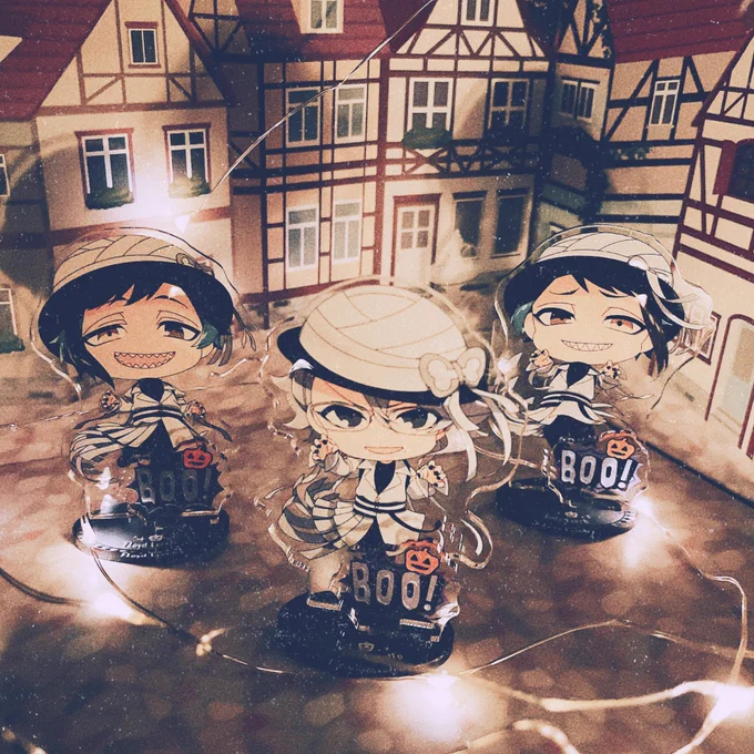 アクスタ届いたから撮影会した🤤🎃📸 