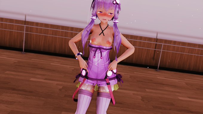 ゆかりさんの太ももとお尻を少し大きくしました。
#SKBMMD 