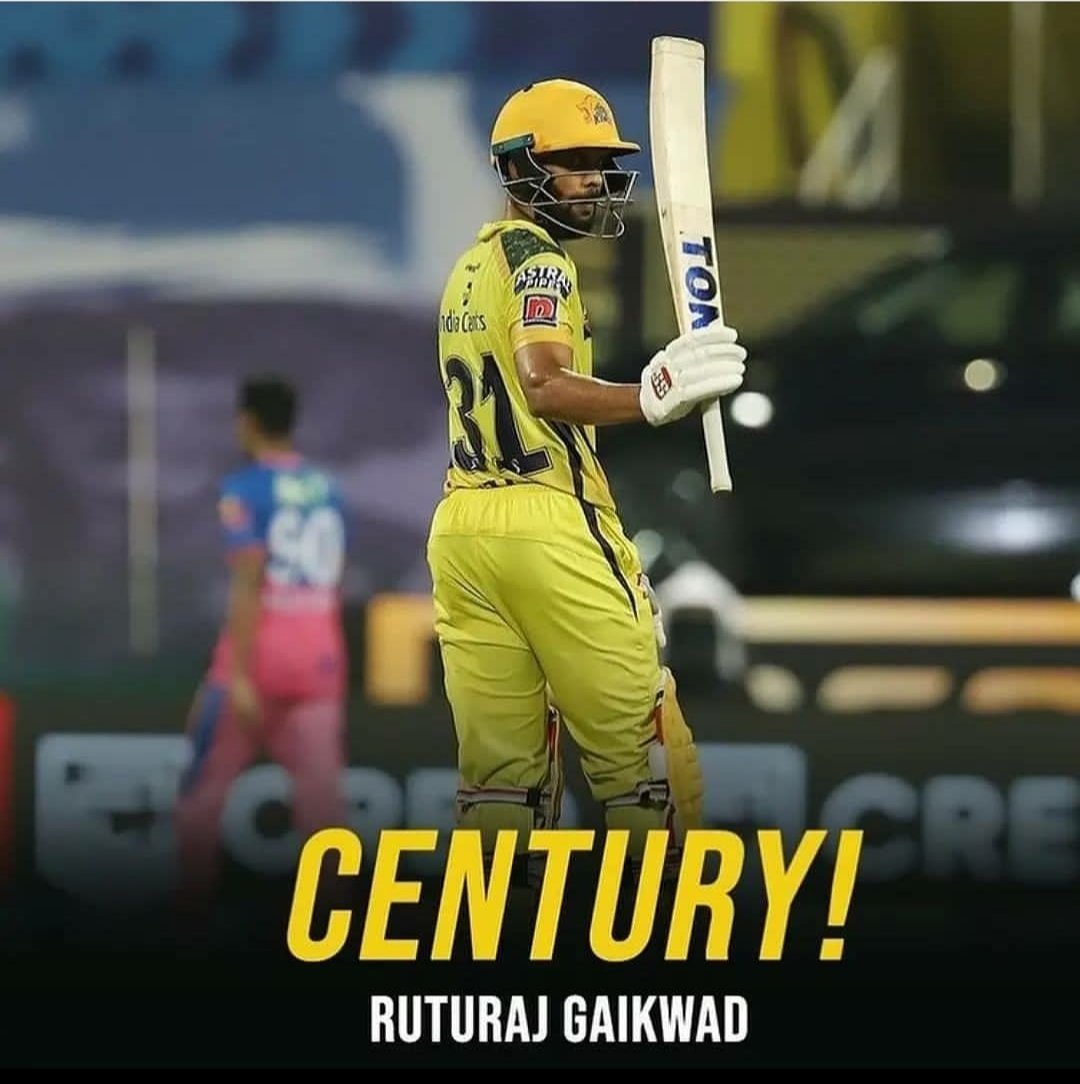 vikas_jhalani's tweet photo. Unstoppable Ruturaj, Unstoppable CSK. 
@Ruutu1331 @ChennaiIPL @CSKFansOfficial #IPL2021 #CSKvsRR https://t.co/DSCo9q8YUl
