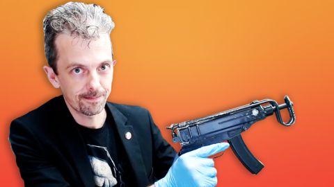 ballsandbells's tweet photo. Firearms Expert Reacts To Deathloop’s Guns - https://t.co/WZBGwtASqb https://t.co/t3eFhrot4E