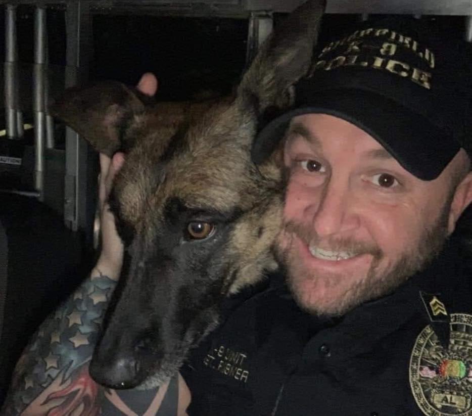 mariewaxel's tweet photo. With a heavy heart we’ve confirmed #SheffieldPD Sgt. Nick Risner passed away this morning, just before 10. There’s so much to say about this amazing officer, yet like so many of you, the words escape me. The man changed lives- he left people better than he found them. (1/2) https://t.co/mnvcus7yZq