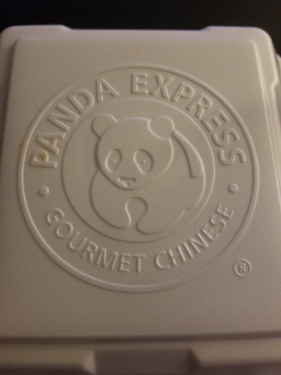 LumosShadow's tweet photo. Having Panda Express for the first time ever- hope it lives up to the hype. #PandaFood https://t.co/ockGqSxdaf