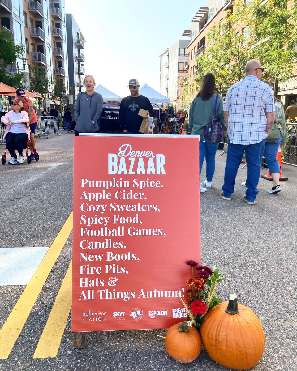 Autumn BAZAAR is OPEN! Shop, Sip &amp; Mingle until 4PM at Belleview Station. Bottomless tickets are still available; grab yours here: bit.ly/AutumnBAZAAR21