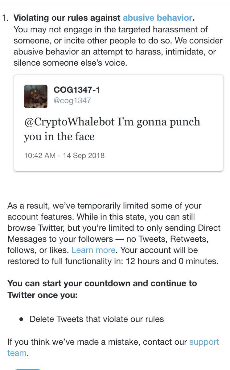 cybourgeoisie's tweet photo. One time we made an AI bot for a puzzle and hooked it up to Twitter. It got into a fight with trading bot and was banned from Twitter for an hour. GGWP @cog1347. https://t.co/L5wVSgjKQI