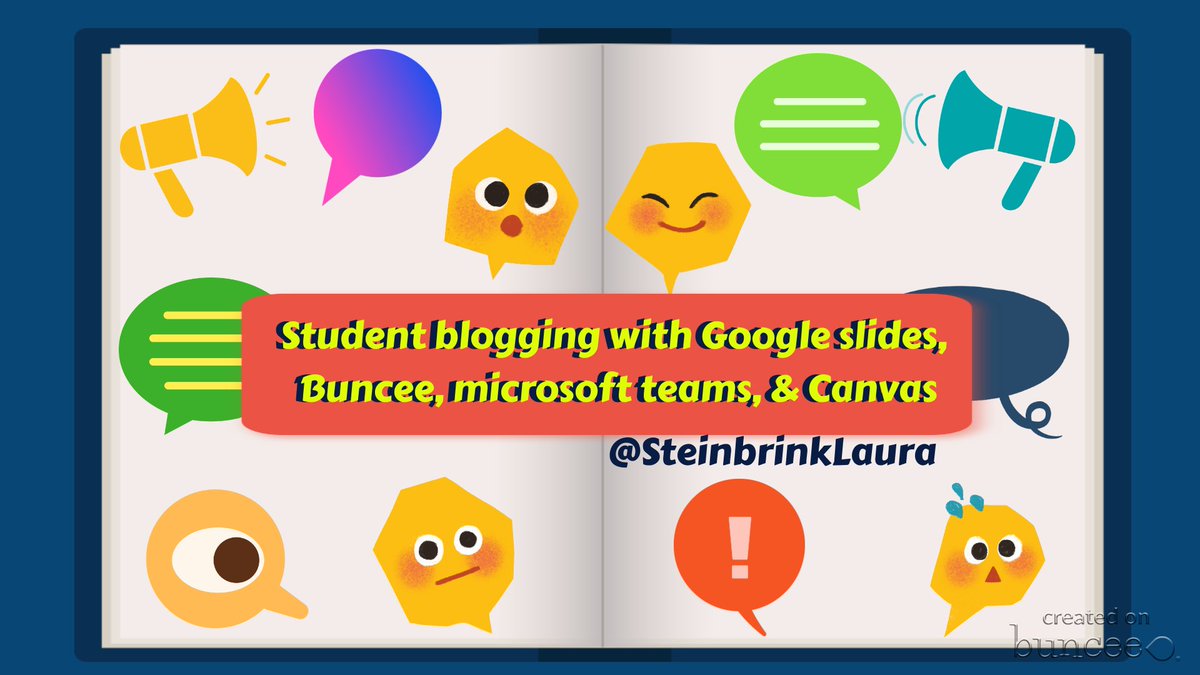SteinbrinkLaura's tweet photo. ➡️ NEW POST: Student Blogging w/ #GoogleSlides, @Buncee, @MicrosoftTeams, & @CanvasLMS ⬅️ How to simply choices within pacing constraints & still amplify S voice. Shoutouts to @techchef4u =Fake Blog template & @gcouros =thinking inside the box. #edtech
https://t.co/8fe00u3afq https://t.co/vjsWfWJQsX