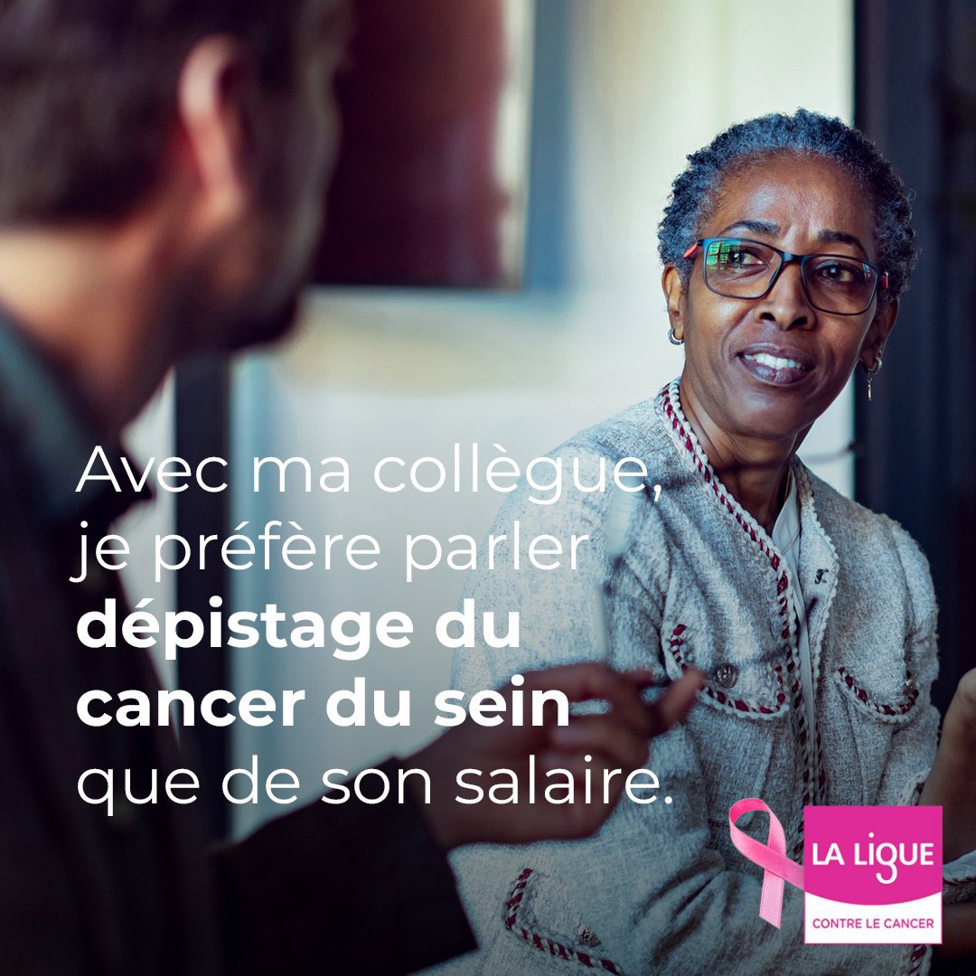 LeSquad_93's tweet photo. encore une affiche publicitaire rétrograde La situation des femmes est finalement sujette qu’aux dictates : «  ne parlons pas de salaire » 🤦🏽‍♀️l’un relève du secret médical l’autre relève du recul de la société. 
Casser le plafond de verre ET NON MES SEINS @laliguecancer https://t.co/mnDeZrniOU