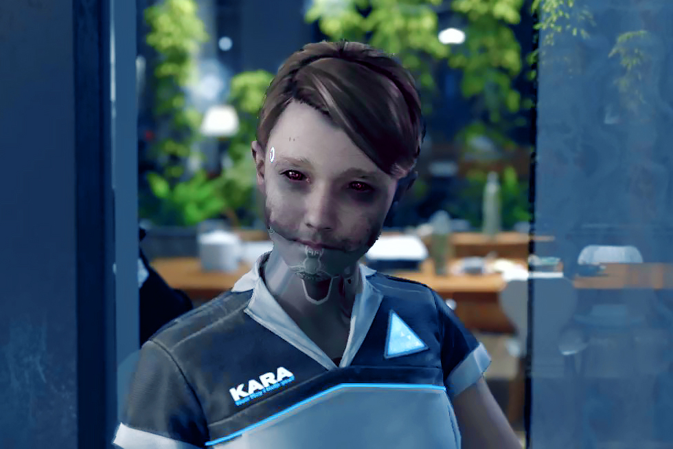 daneylion's tweet photo. in honor of it being the spooky season, I made a couple of zlatko monster edits! #DetroitBecomeHuman #dbhmod https://t.co/EVqrR9142R