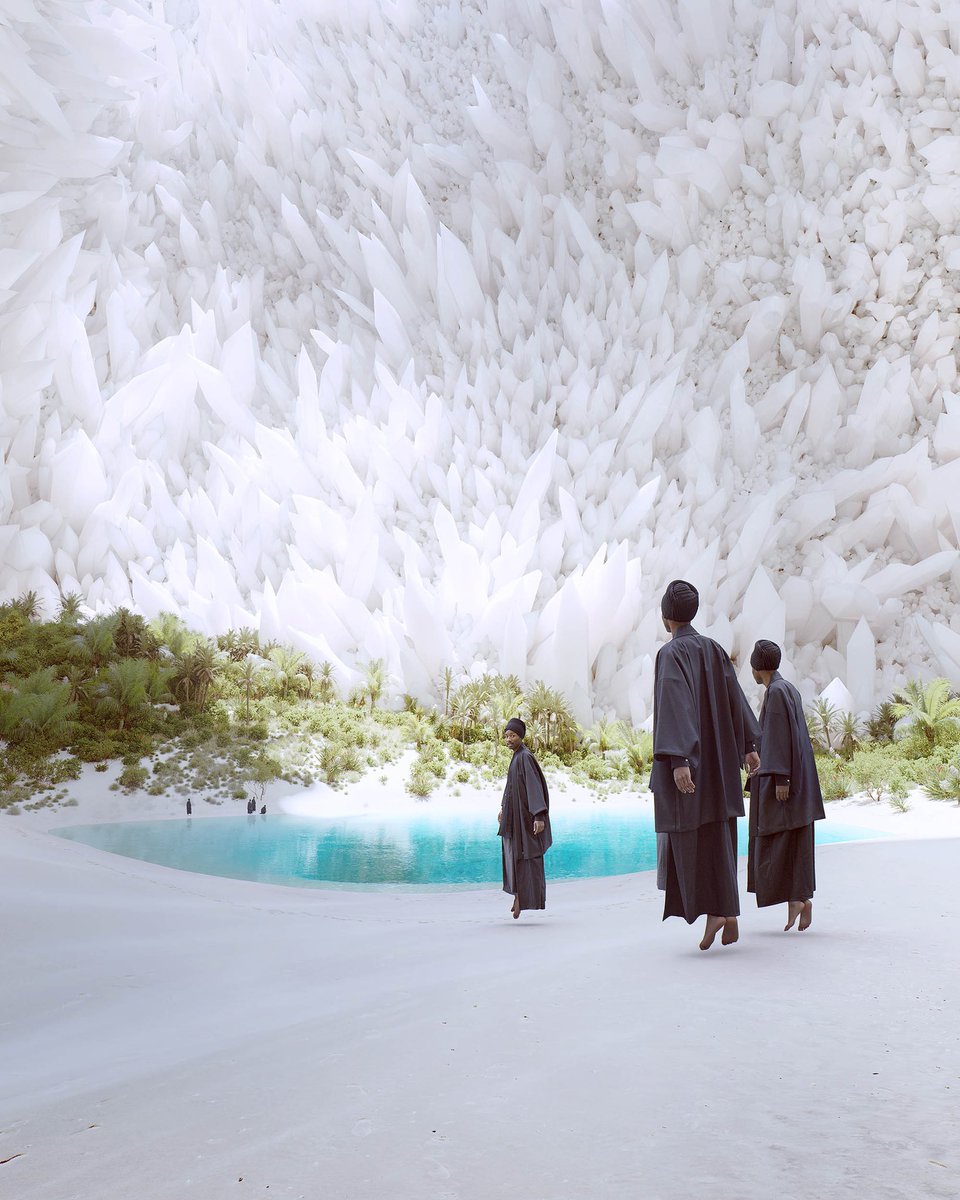 alchimistfr's tweet image. 💡 Inspiré par l’histoire orientale, le collectif KVANT-1 a créé ce projet impressionnant nommé "Temple".