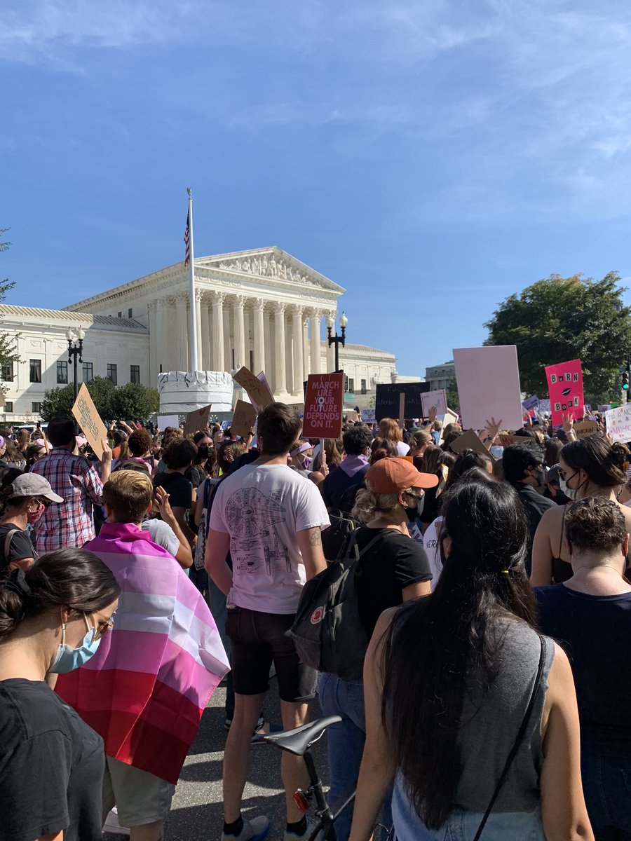 TheLiberalThorn's tweet photo. I stand with her.
#RallyForAbortionJustice https://t.co/Ijk8LAZBdx