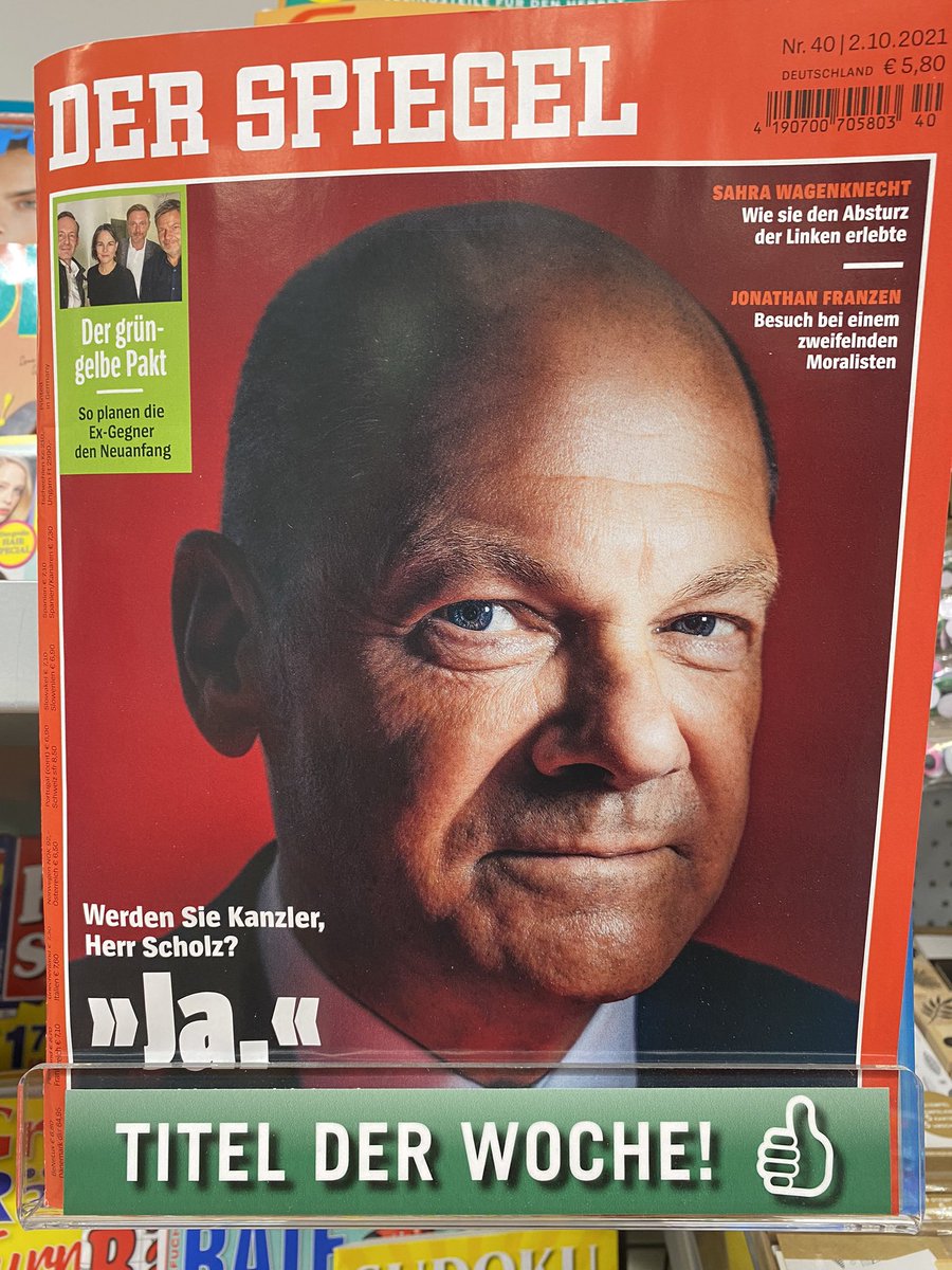 Qualitätswahl beim „Titel der Woche“ im Supermarkt. #spiegel