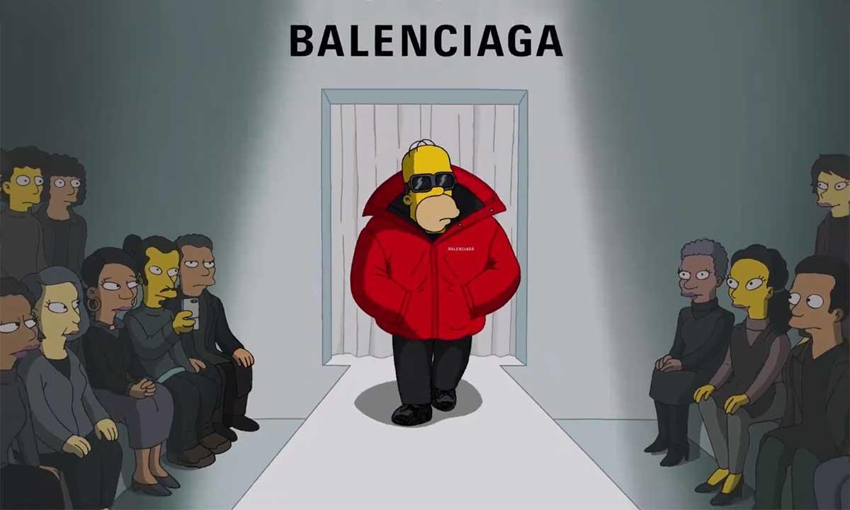 balenciaga simpsons