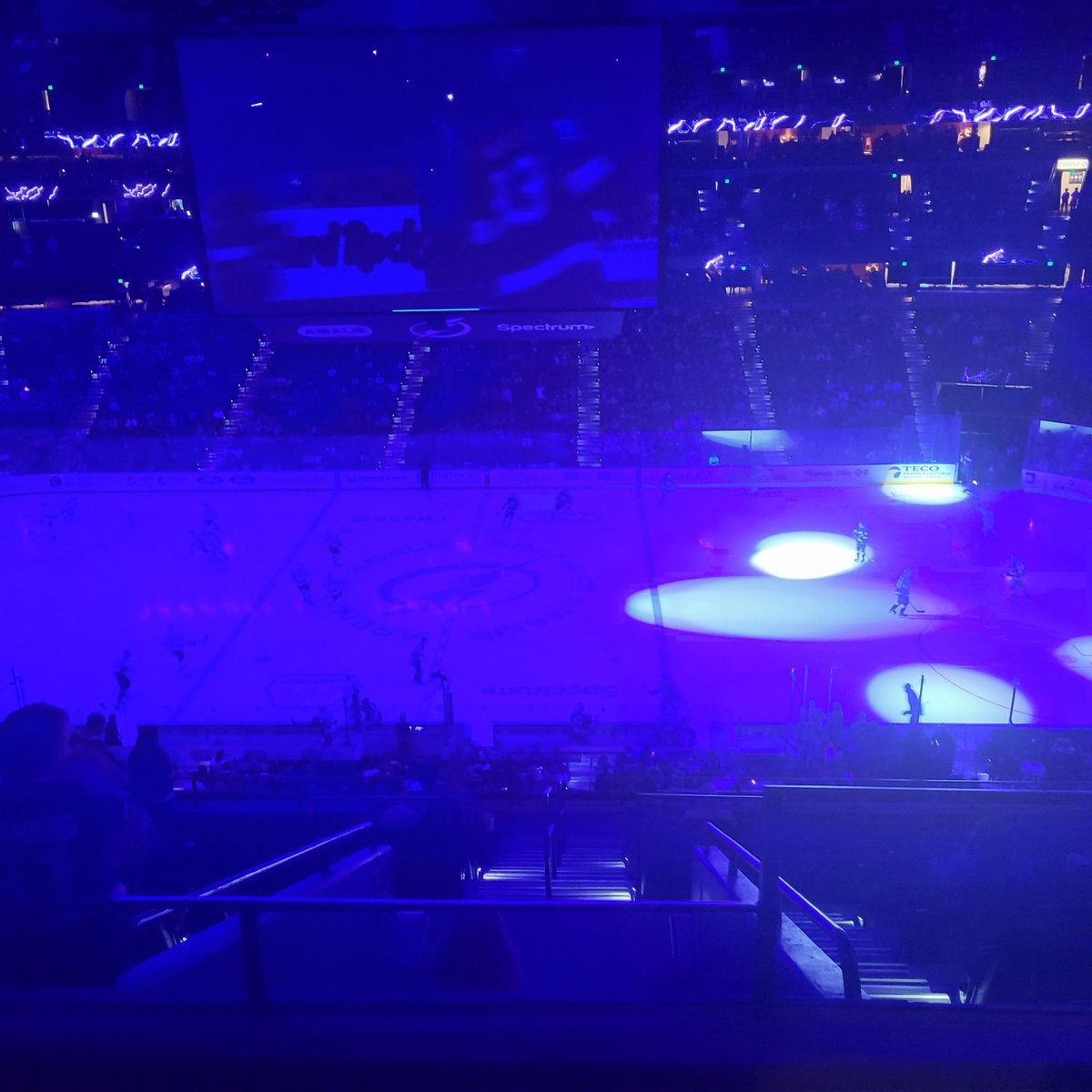 mrscastmon's tweet photo. So grateful for the amazing opportunity to hang out with my Potter family in  suite at the Lightning game. Thank you HCI Group! https://t.co/4orfoQyzkt