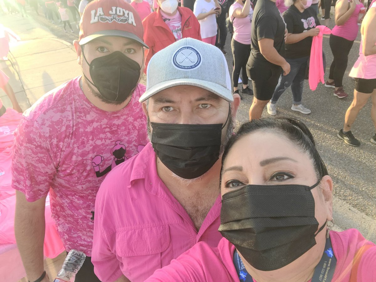 IsaPHerna3's tweet photo. Completed or Breast Cancer Awareness walk this morning! https://t.co/97MjdBdZW9
